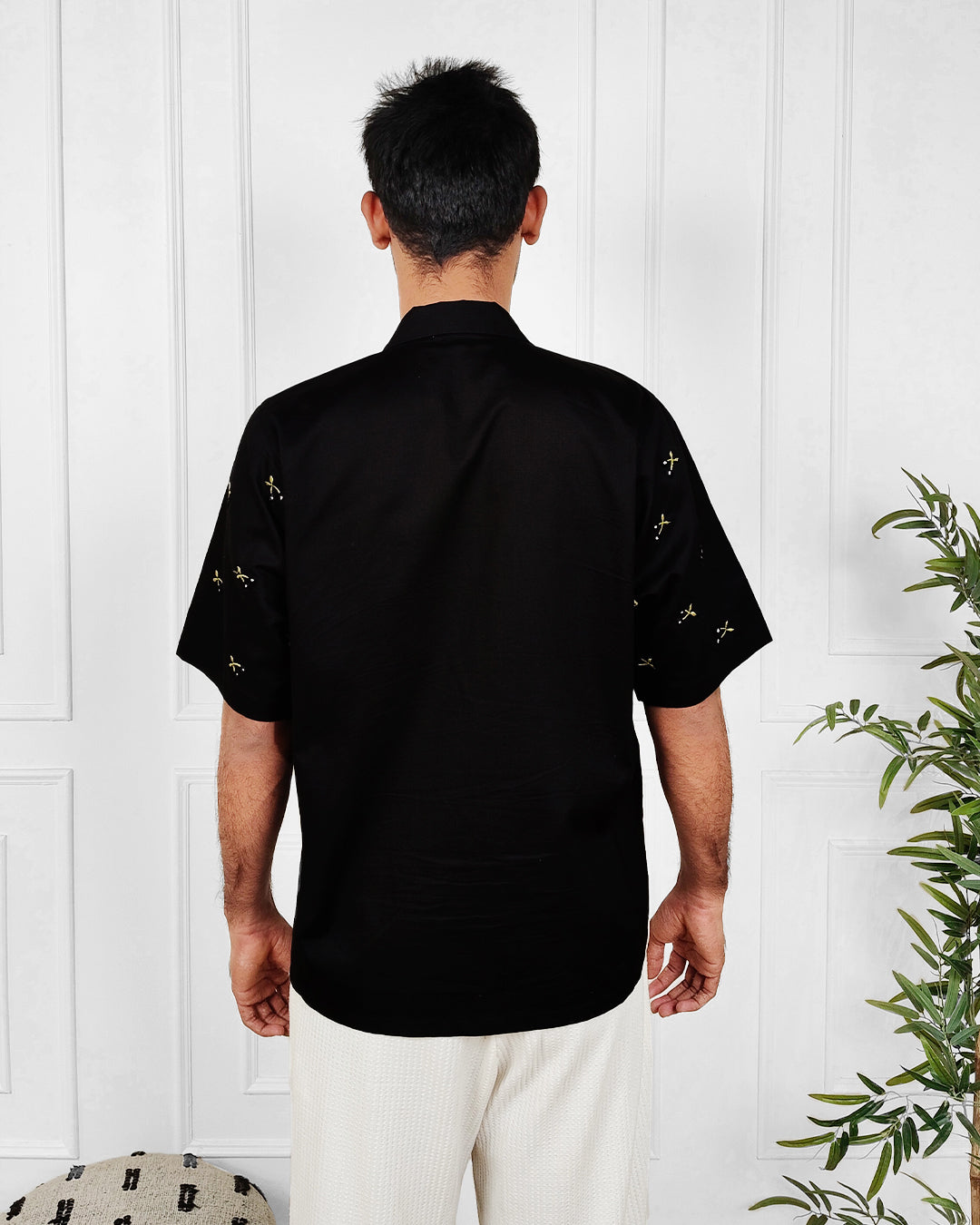 MIDNIGHT CHERRIES - Mirrorwork Shirt